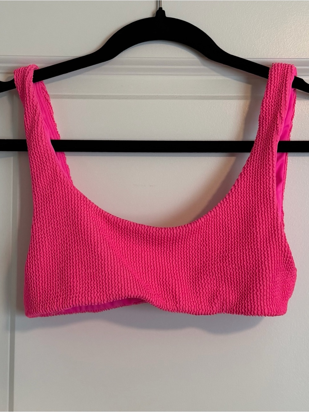 Daily Drills Pink Women's Bikini Top
